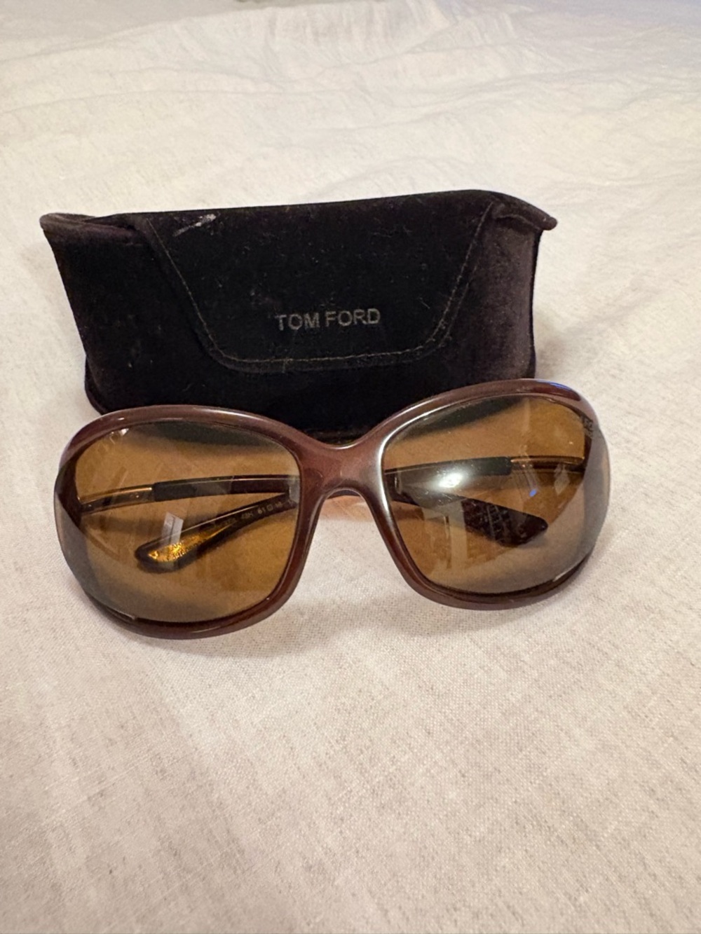 Tom Ford Jennifer Brown / Tortoise Oversized Women's Sunglasses